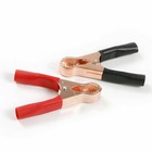 20pcs 80mm 50a Red   Black Car Battery Test Lead Clip Crocodile Alligator Clamps