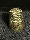 Vintage Sterling Silver Thimble Simons Brothers 1840 Hallmark  s  Shield Size 10