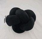  Room Essentials Shaped Knot Pillow Toss Pillow Throw Pillow Black
