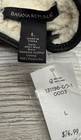 Banana Republic Mens Leather Wool Gloves Size L Black Gray Quilted Winter Nwt