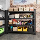 Heavy Duty Garage Shelving - 48 71 w Metal Storage Rack Shelves For Warehouse