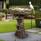 Standing Birdbath For Outdoors     Artistic Modern Style For Garden  Patio  Yard