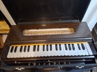 Vintage Harmonium Hand Pumped Portable Instrument  With Wood Case