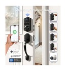Veise Ve017g-h Wi-fi Smart Door Lock Deadbolt With Handle Set  Matte Black