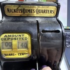 Vintage Uncle Sam   s 3 Coin Bank Cash Register Works Great   Very Nice Condition