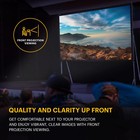 Kodak Portable Projection Screen 120    With Foldable Legs And Front Projection