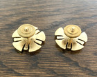 Pair Of Chief Fire Department Firefighter 5 Bugles Horns Uniform Insignia Pins