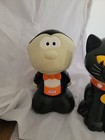 Little Tikes Black Cat   Dracula Vampire Flash Light Halloween Need Bulbs