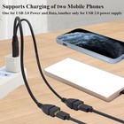 Usb 2 0 A Male To 2 Dual Usb Female Jack Y Splitter Hub Power Cord Adapter Cable