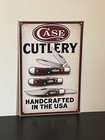 Case Cutlery Pocket Knives  Vintage Style Metal Sign Advertising