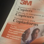 3m Transparency Film For Laser Copiers 100 Sheets Pp2950 New Sealed