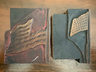 Vintage Letterpress Printing Blocks  2   Stars And Stripes Flags Poles