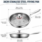 Titanium Pan Frying Pans For Cooking Non Stick With Lid 11 81in Upgraded 2026