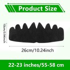 10 Pcs Black Baseball Cap Inserts  Flexible Washable Hat Shaper Inserts For    