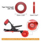 Plant Tying Machine Tape 40 Rolls 0 47    Thickened With Staples Blade Accessories