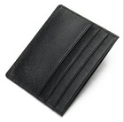 Men Slim Genuine Leather Wallet Money Clip Credit Card Id Holder Front Pocket