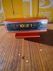 Sankyo Flip Alarm Clock Model 613z Vintage Retro Japan Tested Working