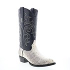 Los Altos J-toe Water Snake 996749 Mens Beige Wide Cowboy Western Boots