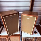 Vintage Pioneer Cs-a50 3-way Wood Lattice Speakers Pair 60w 8 Ohm Japan Audio