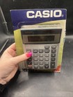 Nos Vintage Casio Solar Ms-80v-s Calculator Rare Vintage