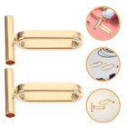 2pcs Brooch Converter Pin To Pendant Converter Horizontal Brooch Converter For