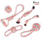 Dog Toys For Aggressive Chewers Puppy Chew Teething Rope Treats Toy Tug 9 Pack