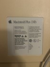 Working Vintage Apple Macintosh Plus Computer W m0001a Keyboard Mouse Case Cords