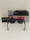 Ray-ban Rb4165 622 6q 54-16 Justin Red Polarized Lens Sunglasses - Matte Black