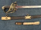 Rare George Iv British Officer Sword 1822 Pattern Folding Hilt Pipe Back Blade