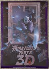     friday The 13th Part Iii In 3d Original Poster glasses New Jason Horror Rolled