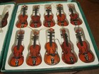 Vintage Wooden Violin Guitar Strings Instruments Christmas Ornaments 14