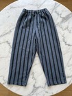 Zara Baby Kids Blue Gray Vertical Striped Sweatpants Joggers Pants
