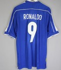Brasil Brazil 1998 2000 World Cup Soccer Jersey Football Shirt Away  9 Ronaldo