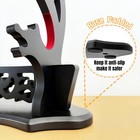 Flursaile Sword Stand Openwork Sword Rack Katana Sword Holder  4-tier Padded 