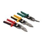Aviation Tin Snips Set 10 Inch Metal Straight Left Right Cut Chrome 3 Pcs