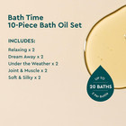 Kneipp Bath Time 10-piece Bath Oil Set - Includes 5 Signature Formulas  0 67 Fl
