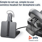 Poly Plantronics Cs540 Wireless Convertible Headset Dect Hd Noise Cancelling Mic