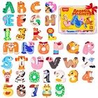 Magnetic Letters   Numbers For Toddlers - 36 Pcs Educational Fridge Magnets