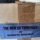 Acoustic Research Ar-xb Turntable W Original Box    Not Tested