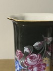 Gorgeous Vintage Floral Vase With Gilding On The Edge