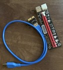 Pci-e 1x To 16x Powered Usb3 0 Gpu Riser Extender Adapter Card Board Cable