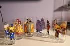 Complete Set Of 6 Vintage 1977 Mcdonald s Collector Seiries Drinking Glasses Euc