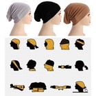 Muslim Women Islamic Under Scarf Hijab Bonnet Inner Cap Headwear Wrap Hat Turban