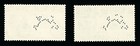  bahamas  1946 Victory Sg 176s 177s Specimen Perfins Mnh Cv  90 Ca2006