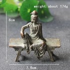 Antique Copper Bodhisattva Buddha Statue Figurine Zen Home Decor Craft Gift