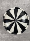 Jonathan Adler Vice Secrets Canister Retired Black   White Ceramic Jar
