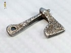     Ancient Viking Silver Axe Amulet Richly Decorated  Year 900 - 1100  9th - 11th