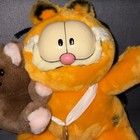 Garfield And Pooky Plush - 20th Anniversary - Vintage Rare Toy