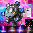 6 Arms Bee Eye Stage Light Led Moving Head Beam Light Laser Dj Disco Party Bar