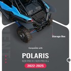 36qt Rear Cargo Box Tool Storage Box For Polaris Rzr Pro R 4 2022-2025  2884236